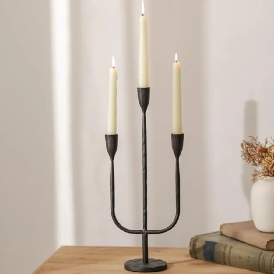 Candelabra Balck Candlestick Holders: Taper Candle Holders Metal Tall Vintage Candle Holders Christmas Iron for Table Centerpie
Candelabra Balck Candlestick Holders: Taper Candle Holders Metal Tall Vintage Candle Holders Christmas Iron for Table Centerpie