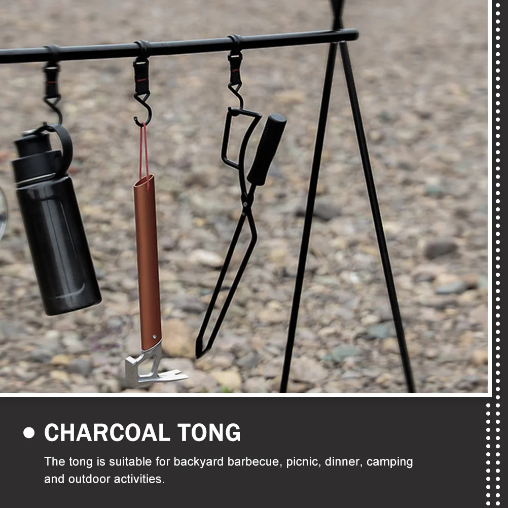 Barbecue Charcoal Clip Tongs Camping Grill Grabber Bbq Accessories Wooden Pliers Iron Charcoal Clip Household Log
Barbecue Charcoal Clip Tongs Camping Grill Grabber Bbq Accessories Wooden Pliers Iron Charcoal Clip Household Log