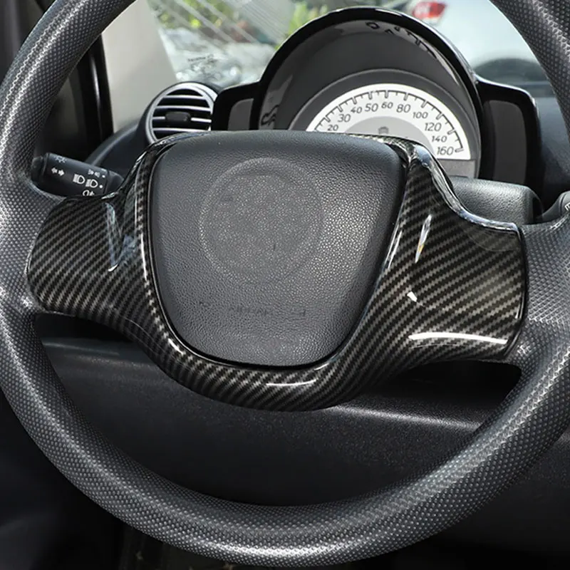 For Mercedes Benz Smart Fortwo 451 2009 - 2015 ABS Carbon Fiber Car Interior Accessories Steering Wheel Decorative Frame Cover
For Mercedes Benz Smart Fortwo 451 2009 - 2015 ABS Carbon Fiber Car Interior Accessories Steering Wheel Decorative Frame Cover