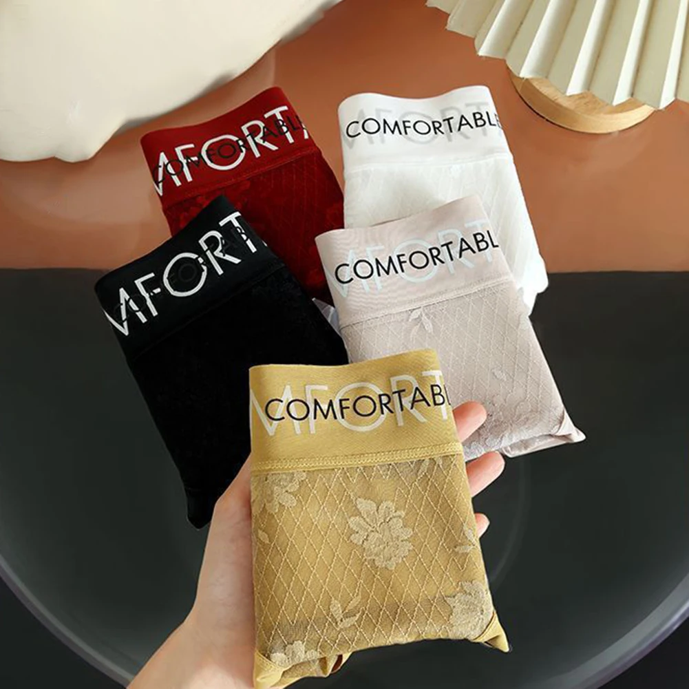 1/5pcs Middle Waist See Through Lace Seamless Underwear Women Panties Fashion Letter Breathable Briefs Knickers Shorts
1/5pcs Middle Waist See Through Lace Seamless Underwear Women Panties Fashion Letter Breathable Briefs Knickers Shorts