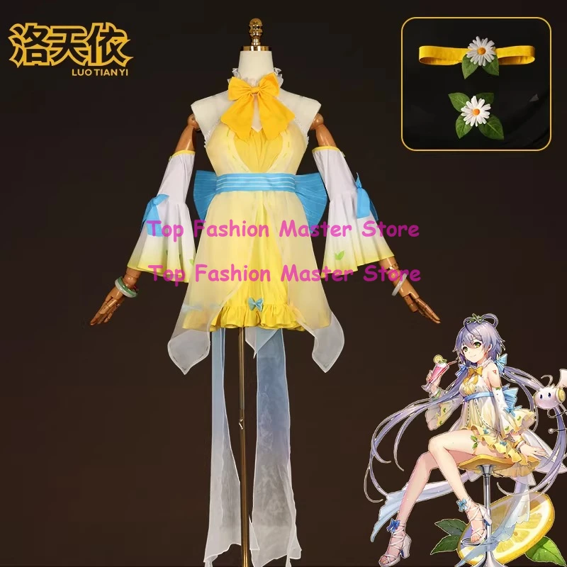 Luo Tianyi Stage Performance Cosplay Dress Girls Virtual Idol Bow Collar Dress Outfit Nail Party Role Play Uniform Dress
Luo Tianyi Stage Performance Cosplay Dress Girls Virtual Idol Bow Collar Dress Outfit Nail Party Role Play Uniform Dress