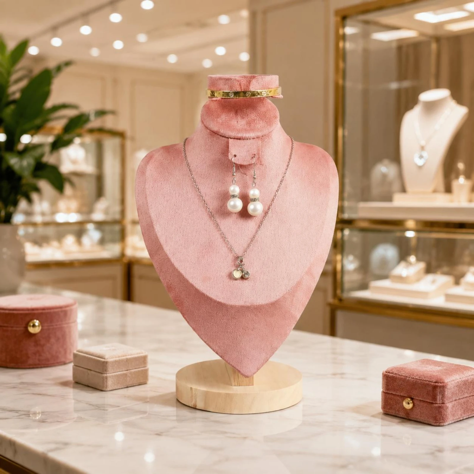 Necklace Display Bust Velvet Locket Display Bust Retail Fixture Tapered Decorative for Countertop
Necklace Display Bust Velvet Locket Display Bust Retail Fixture Tapered Decorative for Countertop