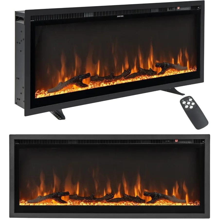 42 Inches Electric Fireplace for Living Room and Bedroom In-Wall Recessed Wall Mounted and Freestanding Design with 750W/1500W
42 Inches Electric Fireplace for Living Room and Bedroom In-Wall Recessed Wall Mounted and Freestanding Design with 750W/1500W