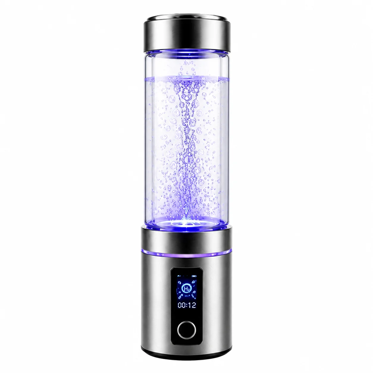 Smart 2000ppb LCD Timer 3-Stage Multi Beverage Ceramic Portable Water Generator Bottle Maker With PEM SPE Technology
Smart 2000ppb LCD Timer 3-Stage Multi Beverage Ceramic Portable Water Generator Bottle Maker With PEM SPE Technology