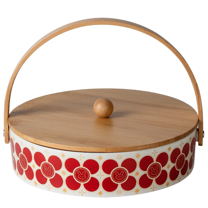 Керамический поднос для фруктов в китайском стиле, поднос для сухофруктов в сетку, бытовой ящик для хранения в простом стиле, коробка для конфет с крышкой
Керамический поднос для фруктов в китайском стиле, поднос для сухофруктов в сетку, бытовой ящик для хранения в простом стиле, коробка для конфет с крышкой