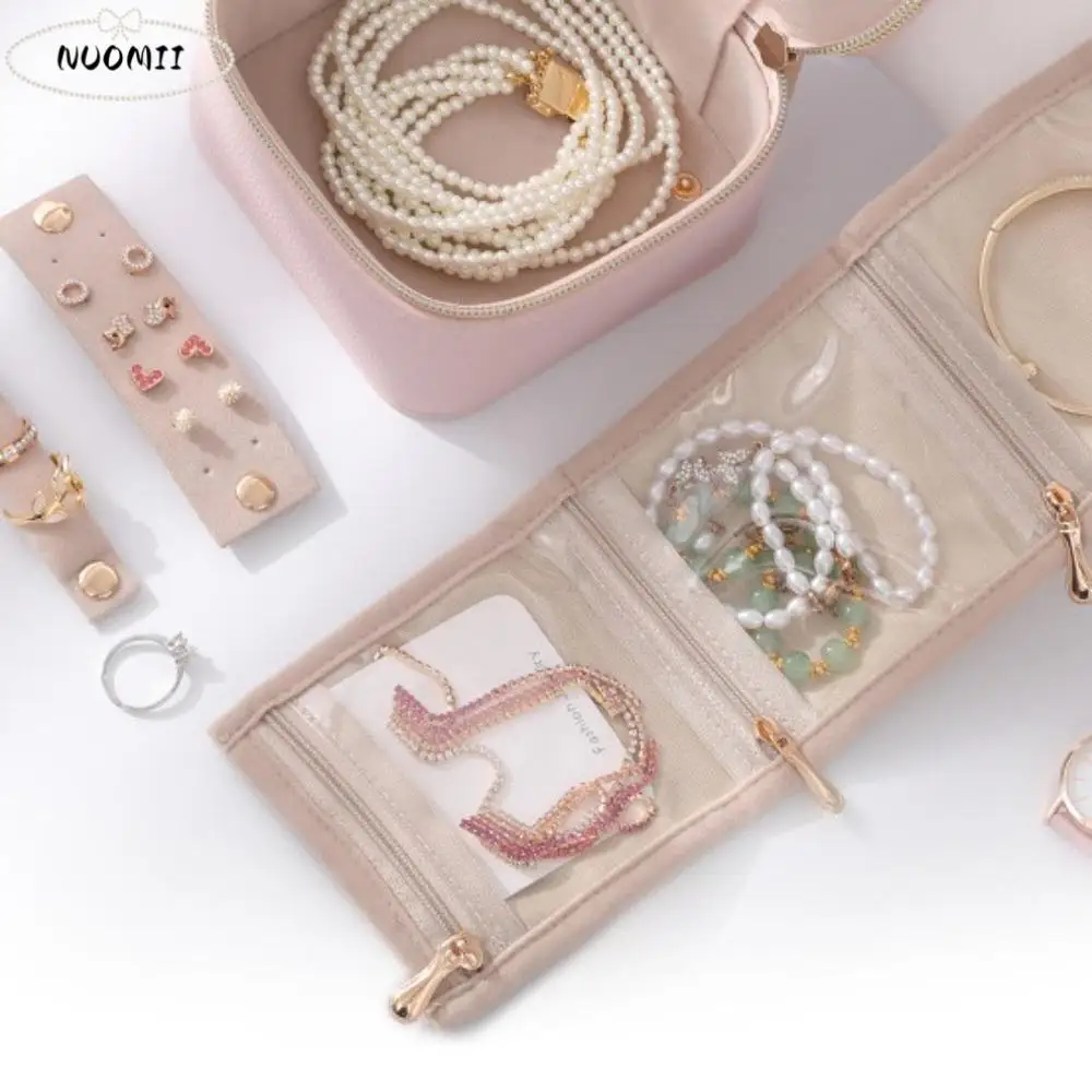 Изысканная коробка для хранения ювелирных изделий, косметичка, портативный складной рулон ювелирных изделий, дисплей для ювелирных изделий, удобный органайзер для ювелирных изделий, ожерелье
Изысканная коробка для хранения ювелирных изделий, косметичка, портативный складной рулон ювелирных изделий, дисплей для ювелирных изделий, удобный органайзер для ювелирных изделий, ожерелье