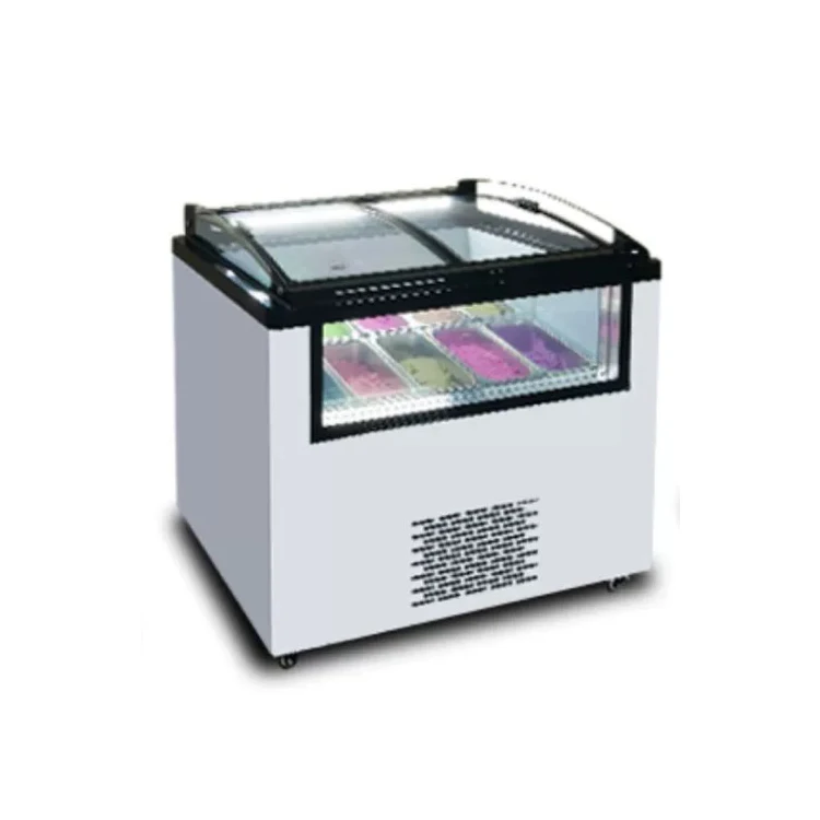 Flat Sliding Door Ice Cream Display Cabinet LED Light Box High Quality Commercial Freezer Open Door for Cake Display Cooling
Flat Sliding Door Ice Cream Display Cabinet LED Light Box High Quality Commercial Freezer Open Door for Cake Display Cooling