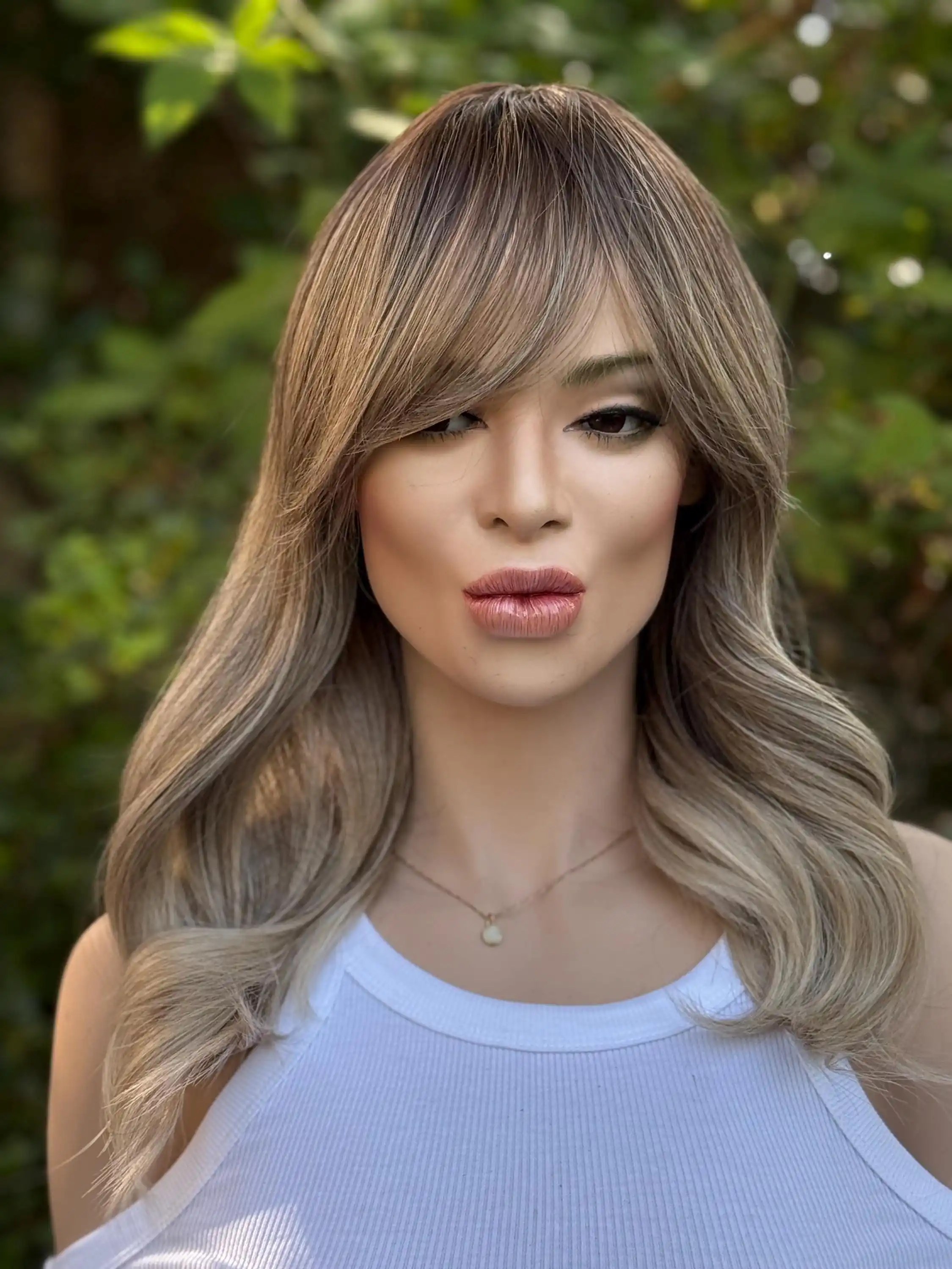 Коричневые блондинки Ombre Body Wave Синтетические парики для женщин Длинные блики Коричневые парики с челкой Натуральные волосы Парики для повседневного использования косплея
Коричневые блондинки Ombre Body Wave Синтетические парики для женщин Длинные блики Коричневые парики с челкой Натуральные волосы Парики для повседневного использования косплея