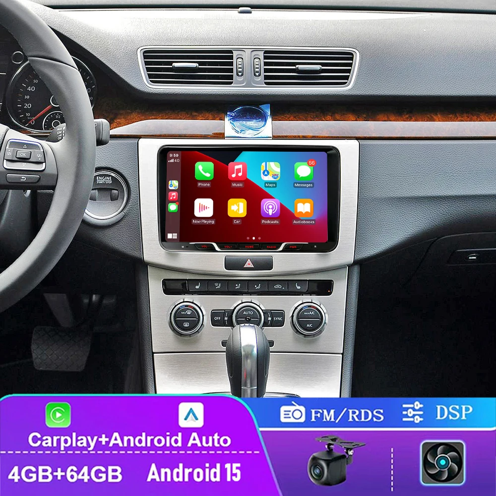 9" 4+64GB For Volkswagen VW Magotan 2006-2013 Car Radio Wireless Carplay Android 15 Auto Canbus FM GPS BT Head Unit
9" 4+64GB For Volkswagen VW Magotan 2006-2013 Car Radio Wireless Carplay Android 15 Auto Canbus FM GPS BT Head Unit