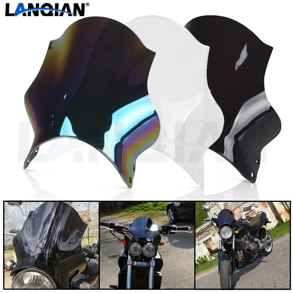 Motorcycle Windshield WindScreen Smoke Screen For Yamaha V-MAX VMax 1200 For Honda CB 400 600 750 CB 900 919 250 Hornet Access
Motorcycle Windshield WindScreen Smoke Screen For Yamaha V-MAX VMax 1200 For Honda CB 400 600 750 CB 900 919 250 Hornet Access