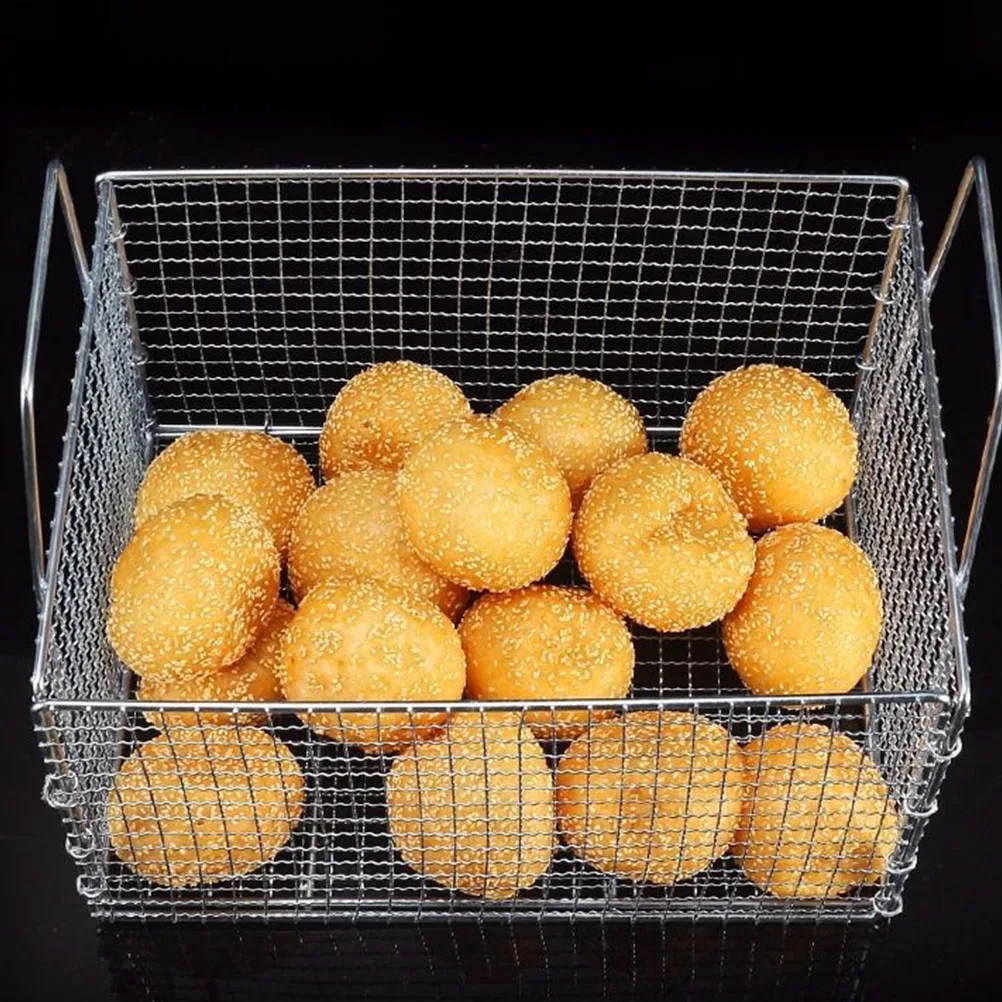 Fryer Basket Breakfast Cruller Cooking Tool Stainless Steel Baskets Fine Mesh Kitchen Strainer Practical Deep Fry Safe Food
Fryer Basket Breakfast Cruller Cooking Tool Stainless Steel Baskets Fine Mesh Kitchen Strainer Practical Deep Fry Safe Food