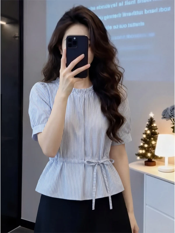 Elegant Women's Shirt Design Sensation Spring Summer New Style High-End Large Size Simple Style Loose Fit Short Sleeve round ...
Elegant Women's Shirt Design Sensation Spring Summer New Style High-End Large Size Simple Style Loose Fit Short Sleeve round ...