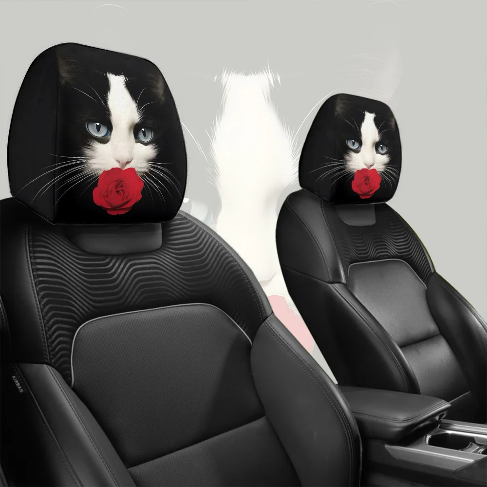 Elegant rose cat print breathable General Motors headrest cover 2pcs, elastic and easy to install - suitable for all models
Elegant rose cat print breathable General Motors headrest cover 2pcs, elastic and easy to install - suitable for all models