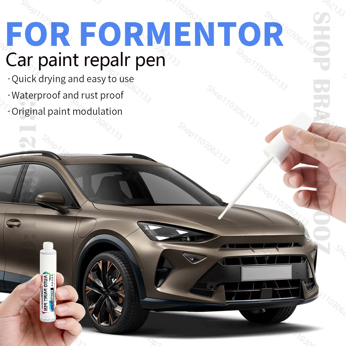 Ручка для ремонта автомобильной краски для 2020-2025 CUPRA Formentor, аксессуары для ремонта царапин, синяя бронза, красный, белый, черный, синий Fiord
Ручка для ремонта автомобильной краски для 2020-2025 CUPRA Formentor, аксессуары для ремонта царапин, синяя бронза, красный, белый, черный, синий Fiord