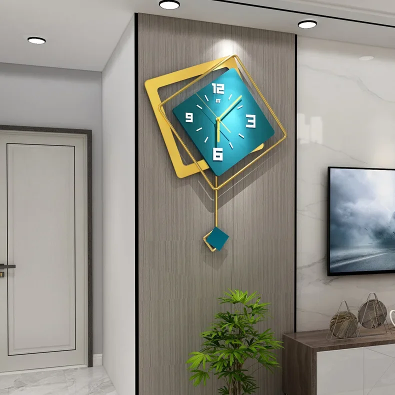Light Luxury Nordic Swing Wall Clock - Minimalist Hanging Decor for Living Room
Light Luxury Nordic Swing Wall Clock - Minimalist Hanging Decor for Living Room