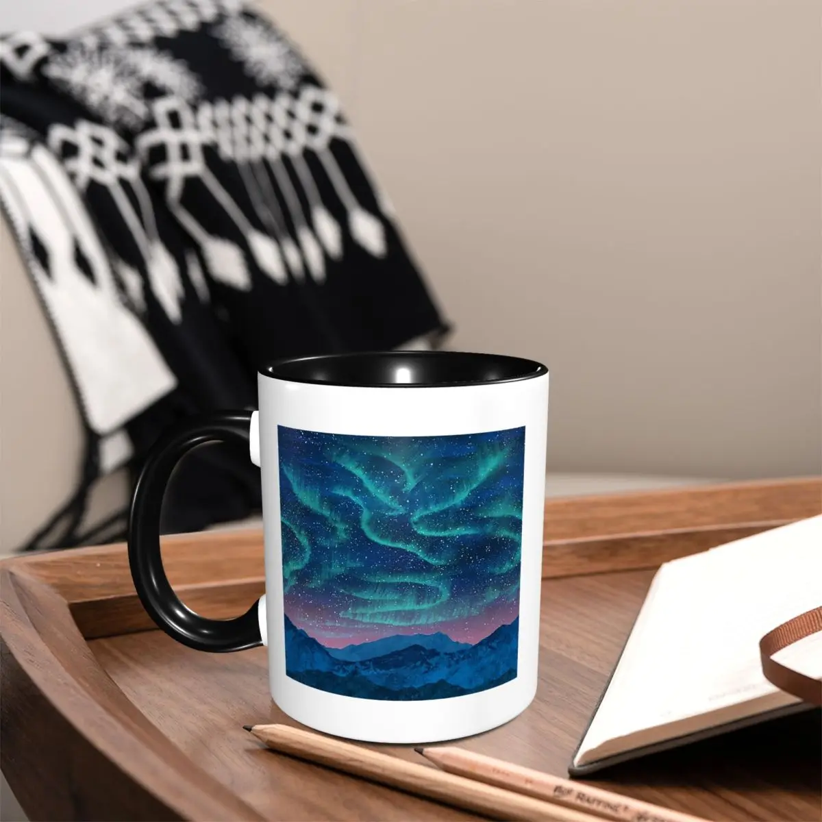 Aurora Borealis Over Mountain Mug Funny Ceramic Coffee Cups Tea Mugs Milk Cup Drinkware Gift for Friends
Aurora Borealis Over Mountain Mug Funny Ceramic Coffee Cups Tea Mugs Milk Cup Drinkware Gift for Friends