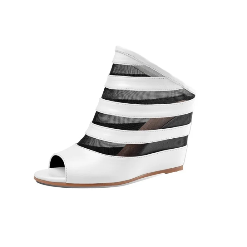 simple and elegant Round toe Open Toe Breathable Slip-On New wedge sandals womens fashion boots Light Weight
simple and elegant Round toe Open Toe Breathable Slip-On New wedge sandals womens fashion boots Light Weight