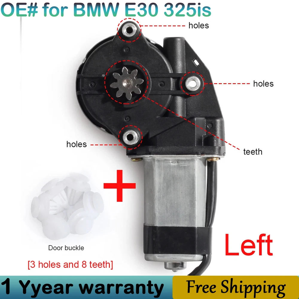 3 holes+8 tooth Car power Window Lifter Motor for BMW E30 325is 1987-1995 Diver Side 12V Window Regulator Motor
3 holes+8 tooth Car power Window Lifter Motor for BMW E30 325is 1987-1995 Diver Side 12V Window Regulator Motor
