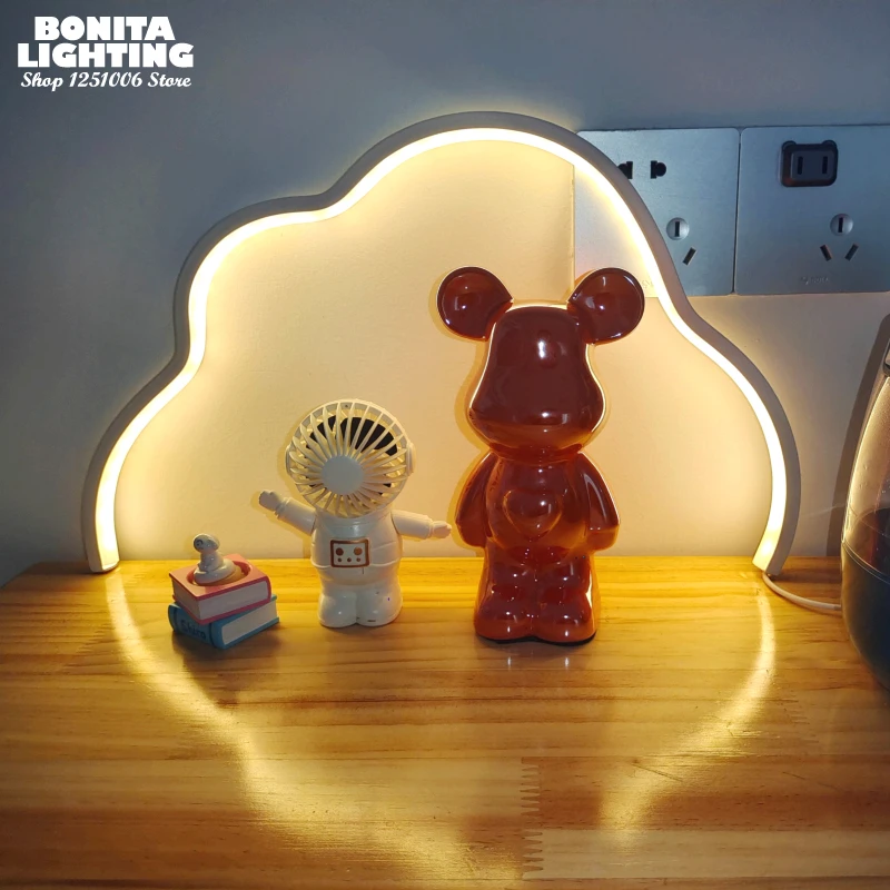Nordic Cloud Wall Sconce, Cute Bear Nightlight for Kids' Room Bedside Desk Decor , LED Wall Ambient Lamp with Remote Controller
Nordic Cloud Wall Sconce, Cute Bear Nightlight for Kids' Room Bedside Desk Decor , LED Wall Ambient Lamp with Remote Controller
