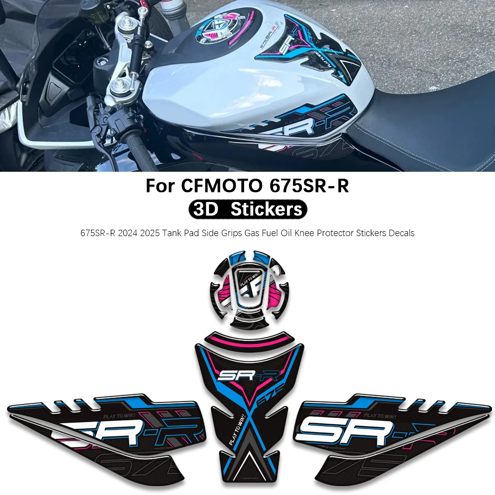 Motorcycle For CFMOTO 675SR-R 675SRR 2024 2025 Accessories Tank Pad Side Grips Gas Fuel Oil Knee Protector Stickers Decals
Motorcycle For CFMOTO 675SR-R 675SRR 2024 2025 Accessories Tank Pad Side Grips Gas Fuel Oil Knee Protector Stickers Decals