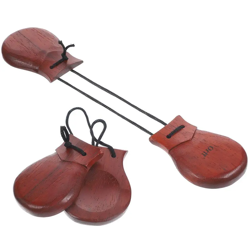 2pcs Wood CastanetsHandheld Percussion Instruments For Spanish Wood Castanets For Adults Party Favors Adults Musical Gifts
2pcs Wood CastanetsHandheld Percussion Instruments For Spanish Wood Castanets For Adults Party Favors Adults Musical Gifts