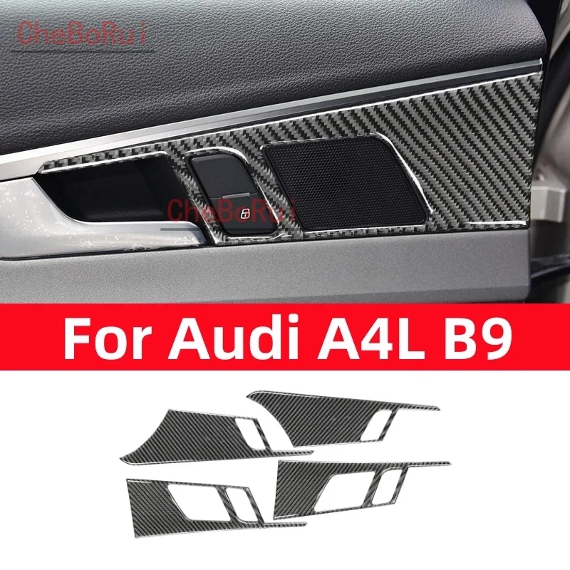 Аксессуары для Audi A4L A4 B9 2017-2019, карбоновая внутренняя дверная ручка автомобиля, декоративная крышка, отделка, наклейка, рамка
Аксессуары для Audi A4L A4 B9 2017-2019, карбоновая внутренняя дверная ручка автомобиля, декоративная крышка, отделка, наклейка, рамка