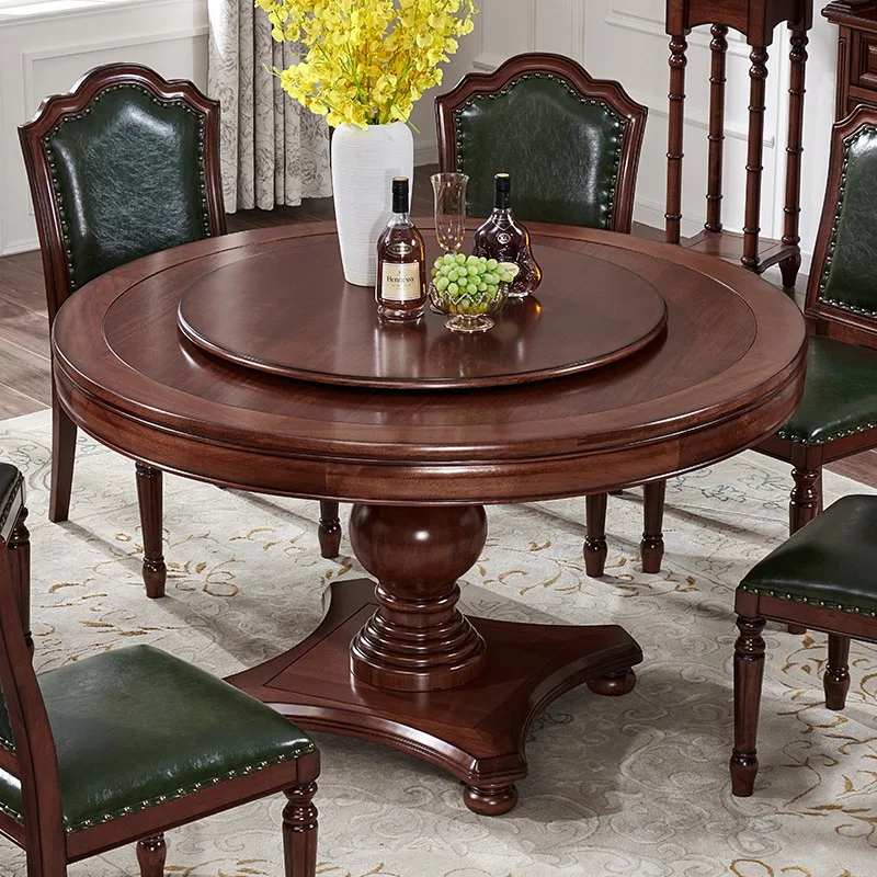 DSA solid wood round table retro round all solid wood dining table mahogany home furniture dining table
DSA solid wood round table retro round all solid wood dining table mahogany home furniture dining table
