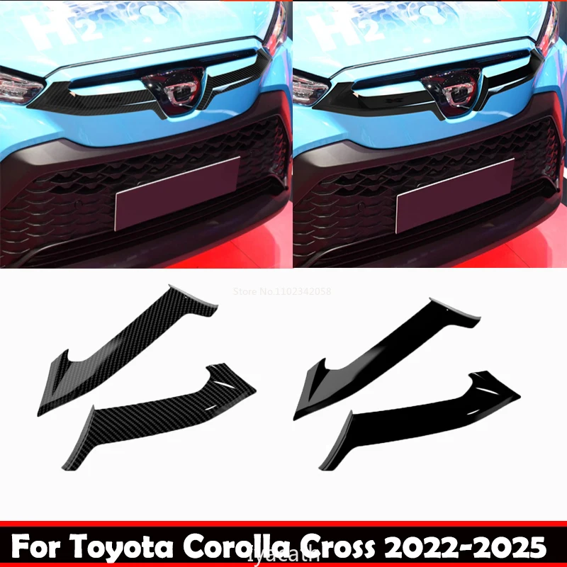 Для Toyota Corolla Cross 2022-20220, японская версия, передняя центральная сетка автомобиля, модифицированная решетка, накладка, полоса, передняя сетка, украшение 
Для Toyota Corolla Cross 2022-20220, японская версия, передняя центральная сетка автомобиля, модифицированная решетка, накладка, полоса, передняя сетка, украшение