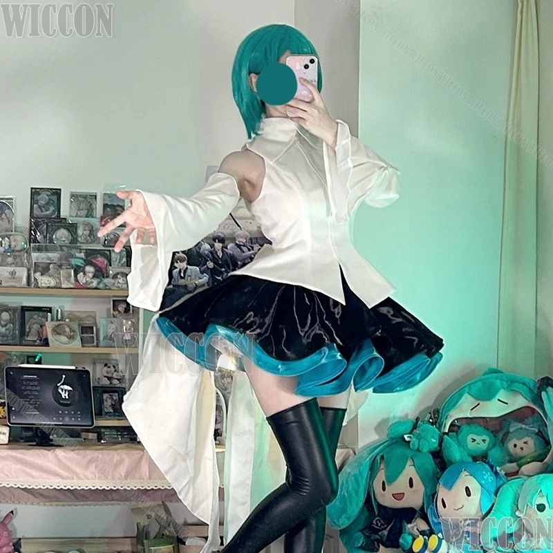 Mikku Little Missing Stars Cosplay Costume Women Girl Long Tail Dress Stage Show Uniform Sexy Suit Holloween Roleplay Customized
Mikku Little Missing Stars Cosplay Costume Women Girl Long Tail Dress Stage Show Uniform Sexy Suit Holloween Roleplay Customized