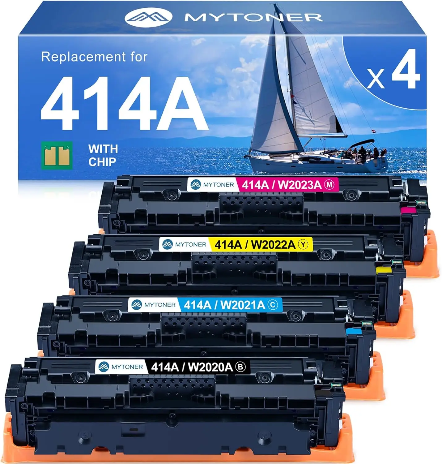 4-Pack Compatible Toner Cartridges for HP M479fdw & Similar Printers, High Yield
4-Pack Compatible Toner Cartridges for HP M479fdw & Similar Printers, High Yield