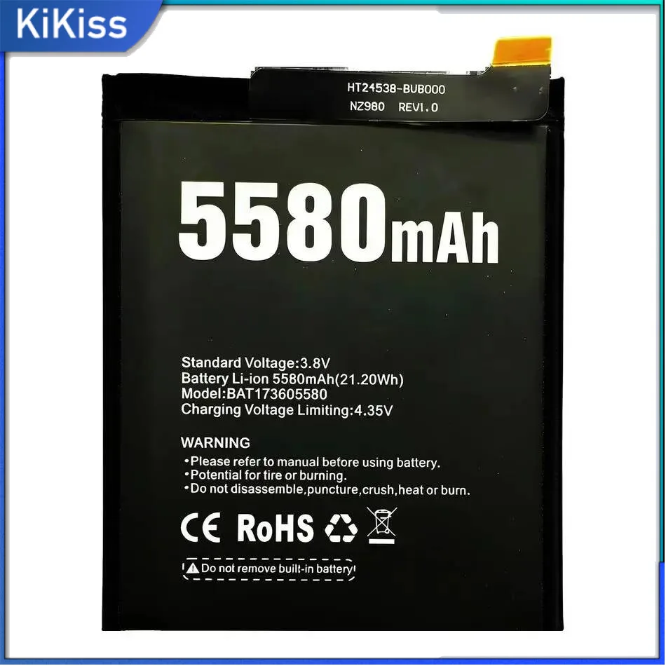 5580Mah For Doogee S60 Lite Mobile Phone Battery BAT173605580 High Compatibility
5580Mah For Doogee S60 Lite Mobile Phone Battery BAT173605580 High Compatibility