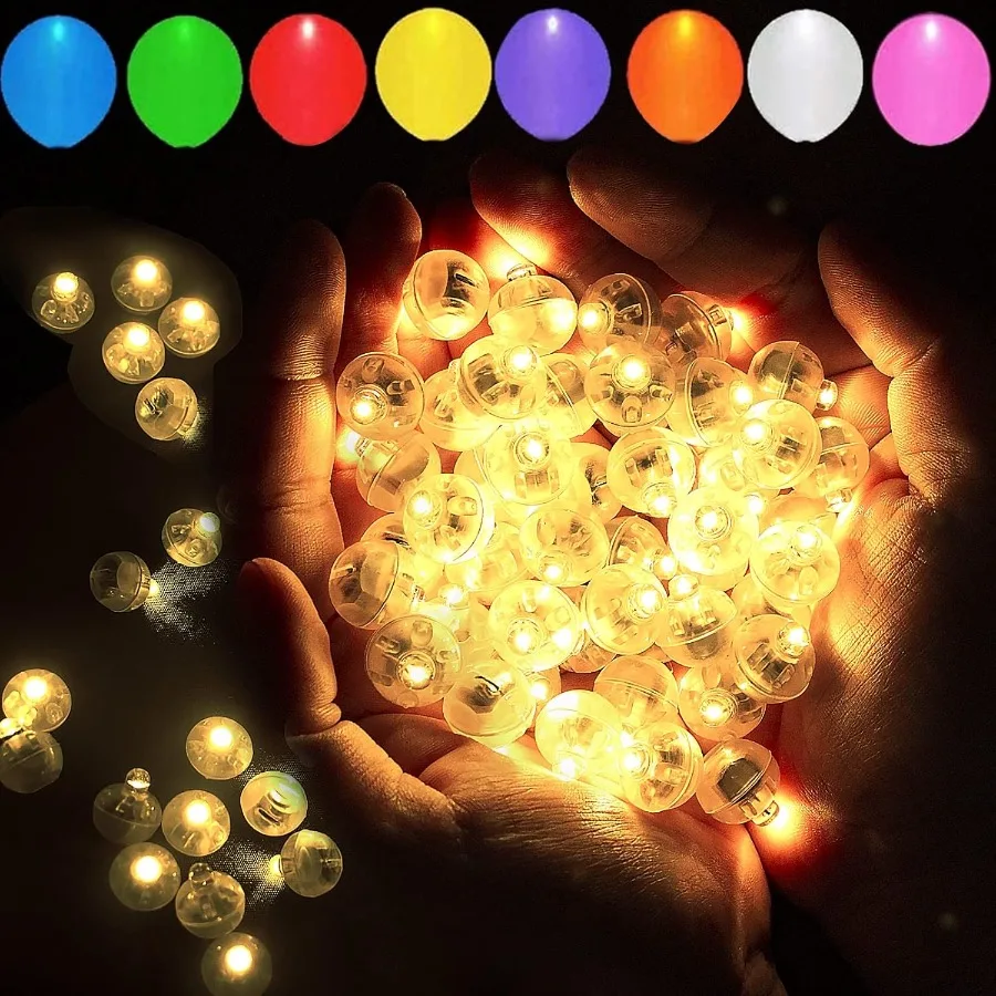 100 Pcs Warm White LED Balloon Light Round LED Ball Lamp for Paper Lantern Balloon Indoor Outdoor Party Event Fun Birthday Part
100 Pcs Warm White LED Balloon Light Round LED Ball Lamp for Paper Lantern Balloon Indoor Outdoor Party Event Fun Birthday Part