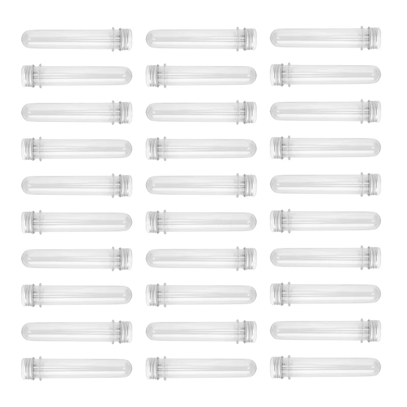 30 PCS Test Tubes 45Ml Plastic Test Tubes Single Test Tubes With Lids Sample Storage Tube Transparent Tubes Set
30 PCS Test Tubes 45Ml Plastic Test Tubes Single Test Tubes With Lids Sample Storage Tube Transparent Tubes Set
