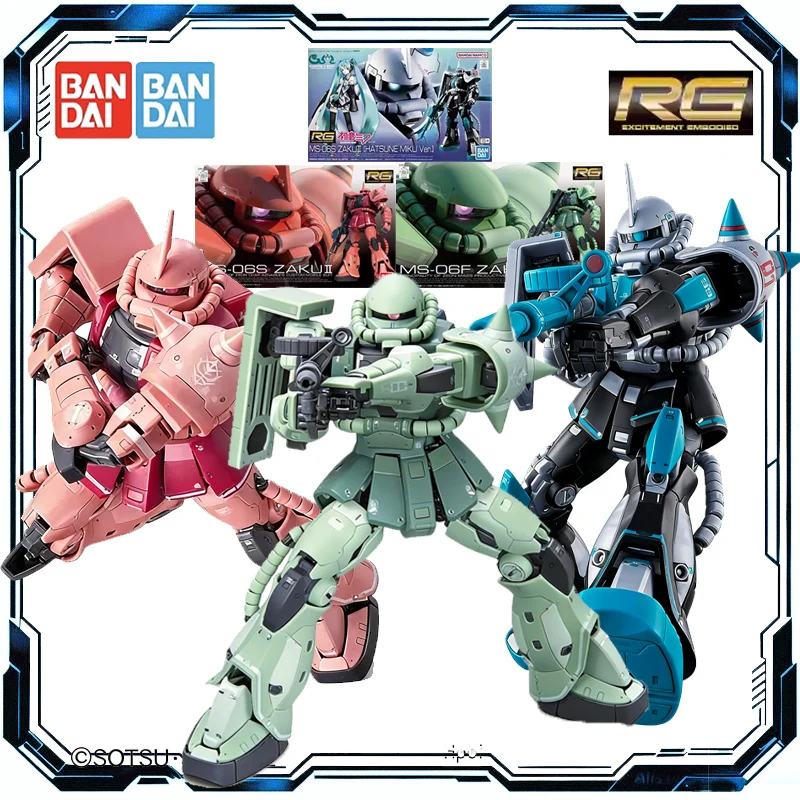 Bandai Original GUNDAM RG 1/144 ZAKU 2 MIKU Assemble Model Action Figure Toys for Boys Girls Kids Gift Collectible Ornaments
Bandai Original GUNDAM RG 1/144 ZAKU 2 MIKU Assemble Model Action Figure Toys for Boys Girls Kids Gift Collectible Ornaments