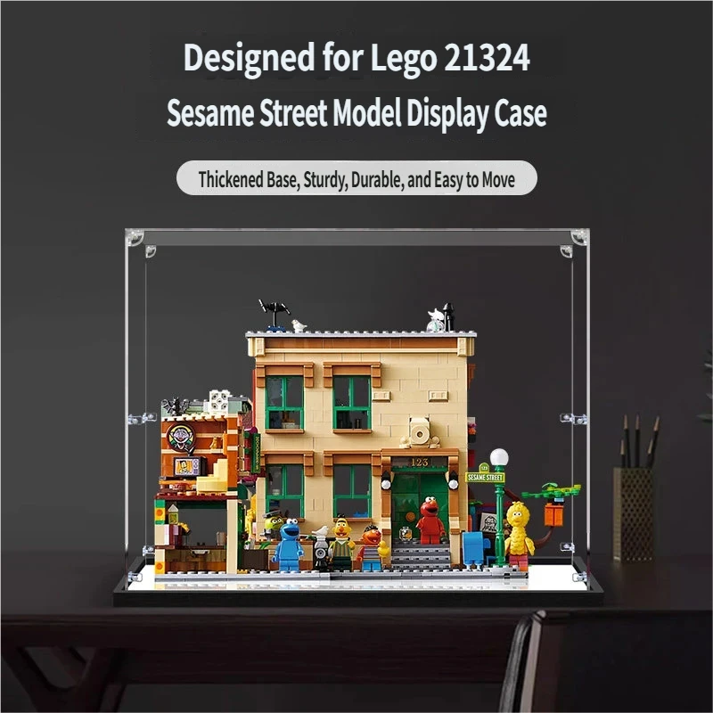 Acrylic Display Case for Lego 21324 Sesame Street Building Set– Dustproof Display Box & Showcase, Display Box -Only Display case
Acrylic Display Case for Lego 21324 Sesame Street Building Set– Dustproof Display Box & Showcase, Display Box -Only Display case