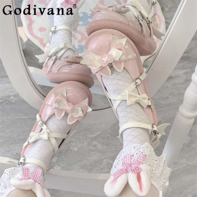 Lolita Rabbit Ears Mary Jane Single Shoes Japanese Original Student Sweet Cute Round Head Cross Strap Small Leather Shoes
Lolita Rabbit Ears Mary Jane Single Shoes Japanese Original Student Sweet Cute Round Head Cross Strap Small Leather Shoes