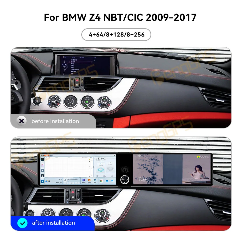 Dual Screen 12.3 Inch Android 13 Car Radio CarPlay For BMW Z4 NBT CIC 2009-2017 Touch Screen Multimedia Player GPS Navigation
Dual Screen 12.3 Inch Android 13 Car Radio CarPlay For BMW Z4 NBT CIC 2009-2017 Touch Screen Multimedia Player GPS Navigation