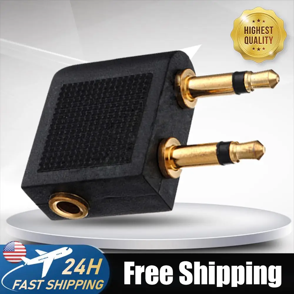 2Pcs 3.5mm Airline Flight Travel Headset Connector Airplane Jack Socket Audio Headset Adapter for Airplane Airline
2Pcs 3.5mm Airline Flight Travel Headset Connector Airplane Jack Socket Audio Headset Adapter for Airplane Airline
