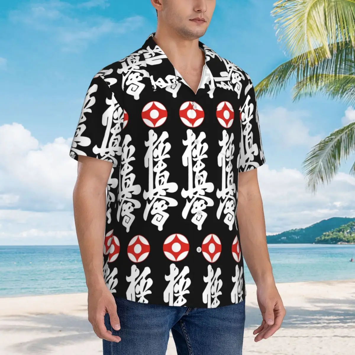Гавайские рубашки киокушин каратэ кандзи тайджуцу, забавные мужские рубашки с коротким рукавом для лета, пляжные мужские топы на пуговицах
Гавайские рубашки киокушин каратэ кандзи тайджуцу, забавные мужские рубашки с коротким рукавом для лета, пляжные мужские топы на пуговицах