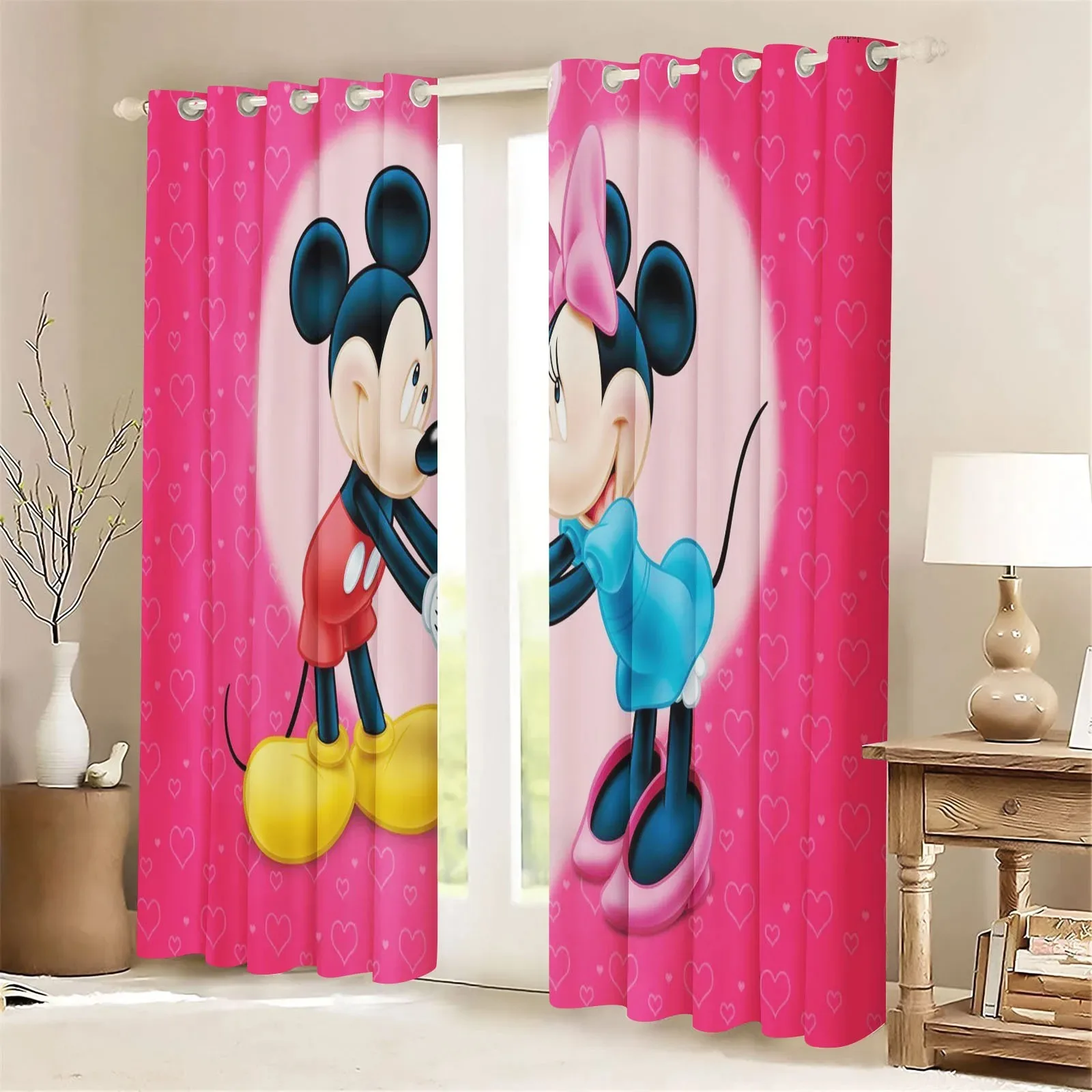 Disney Mickey Mouse Donald Duck cartoon curtains, polyester, living room bedroom décor, balcony screen high blackout curtains
Disney Mickey Mouse Donald Duck cartoon curtains, polyester, living room bedroom décor, balcony screen high blackout curtains