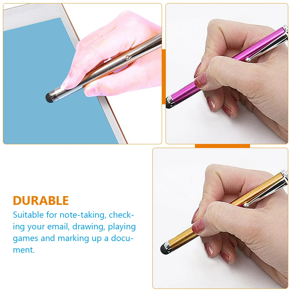 10 Pcs Cell Phone Touch Capacitive Pen Tablet Stylus Stylish Metal and Screen for Touchscreen
10 Pcs Cell Phone Touch Capacitive Pen Tablet Stylus Stylish Metal and Screen for Touchscreen