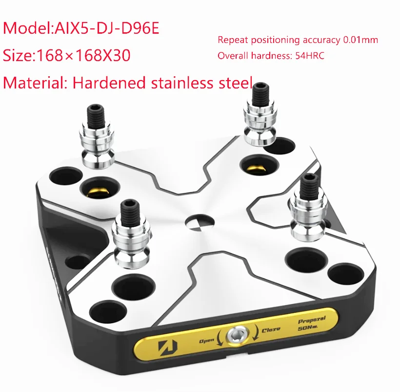 AIX5-DJ-D96E Быстросменное крепление с нулевой точкой 4/5 Осевые самоцентрированные концентрические тиски
AIX5-DJ-D96E Быстросменное крепление с нулевой точкой 4/5 Осевые самоцентрированные концентрические тиски