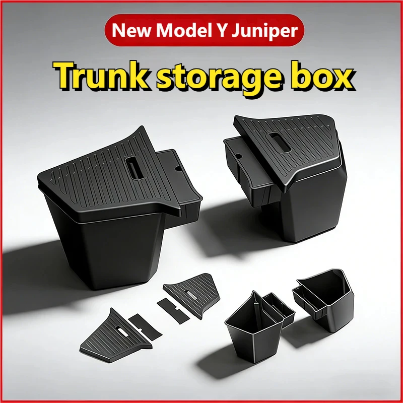 6PCS Trunk Organizer for Tesla Model Y Juniper Rear Trunk Storage Bins Side Box Organiser TPE Accessories
6PCS Trunk Organizer for Tesla Model Y Juniper Rear Trunk Storage Bins Side Box Organiser TPE Accessories