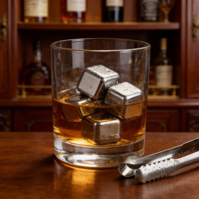 Whiskey Wine Cooling Cube Reusable Chilling Stones 4/6/8 Pcs Stainless Steel Ice Cubes Set Chilling Rock Party Bar Tool
Whiskey Wine Cooling Cube Reusable Chilling Stones 4/6/8 Pcs Stainless Steel Ice Cubes Set Chilling Rock Party Bar Tool