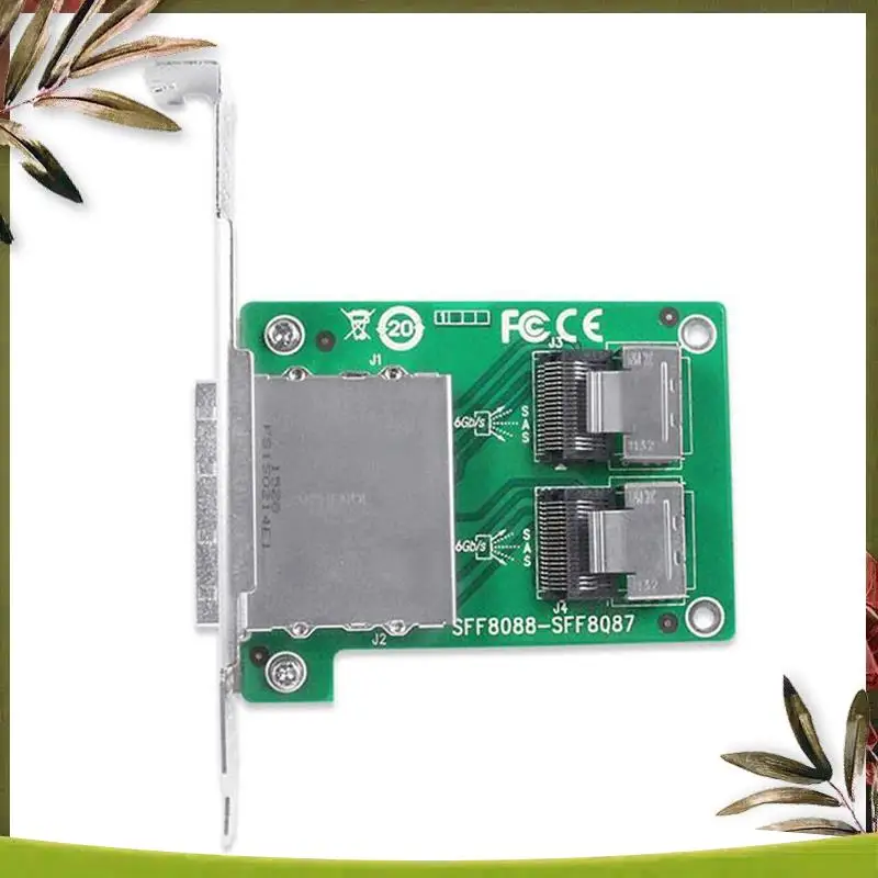Карта адаптера New-Minisas SFF-8087 к SFF-8088, двухпортовая карта SAS, внутренняя к внешней карте
Карта адаптера New-Minisas SFF-8087 к SFF-8088, двухпортовая карта SAS, внутренняя к внешней карте