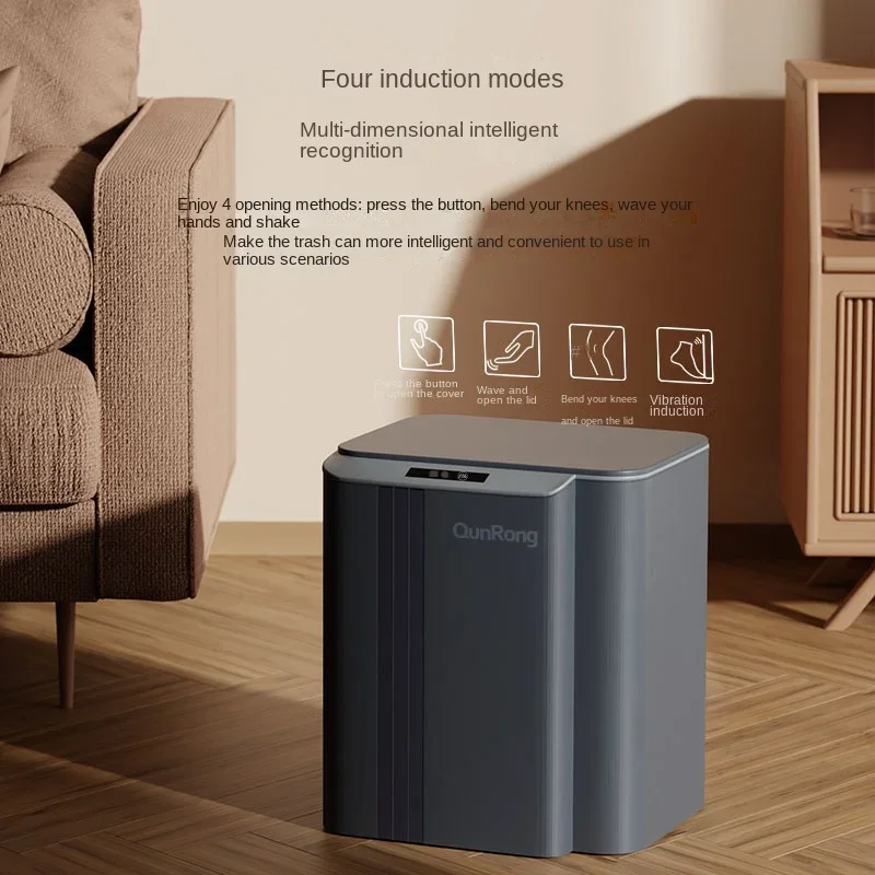 Creative 20L New Smart Sensor Trash Can Multi-functional Convenient Automatic Opening Cover Home Storage Kitchen Bathroom Gifts
Creative 20L New Smart Sensor Trash Can Multi-functional Convenient Automatic Opening Cover Home Storage Kitchen Bathroom Gifts