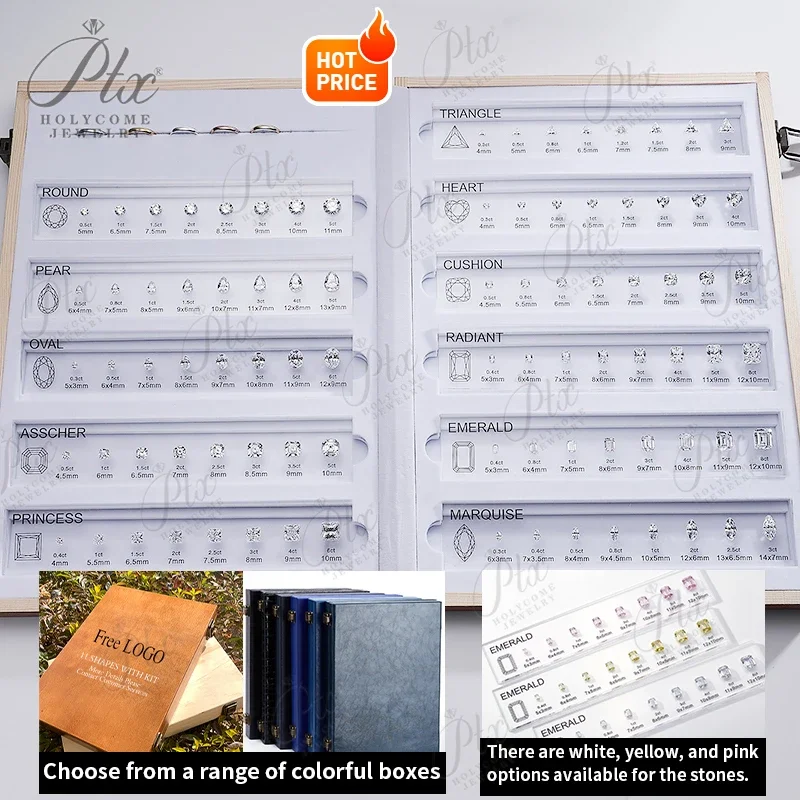 Upgraded version Free LOGO Customize Tester Tools 5A CZ Gemstones Diamond Tools Size Reference Stone Set DIY For Jewelry Making
Upgraded version Free LOGO Customize Tester Tools 5A CZ Gemstones Diamond Tools Size Reference Stone Set DIY For Jewelry Making