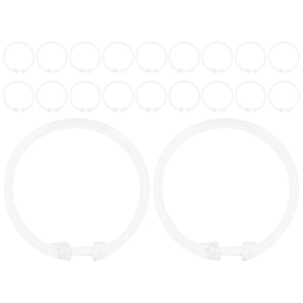 20 Pcs Shower Curtain Hooks Transparent Acrylic Bath Hanging Rings Modern Drape Hangers Snap Closure Round Hooks Bathtub Clips
20 Pcs Shower Curtain Hooks Transparent Acrylic Bath Hanging Rings Modern Drape Hangers Snap Closure Round Hooks Bathtub Clips
