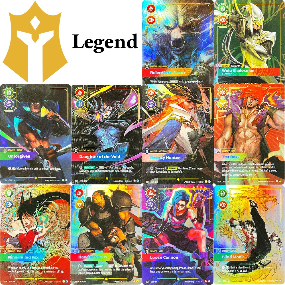Коллекционные игровые карты Riftbound League of Legends: Охотница за головами, Дочь Пустоты, Голос Арканы, Безжалостная Буря, Сияющая Рассветная Заря
Коллекционные игровые карты Riftbound League of Legends: Охотница за головами, Дочь Пустоты, Голос Арканы, Безжалостная Буря, Сияющая Рассветная Заря