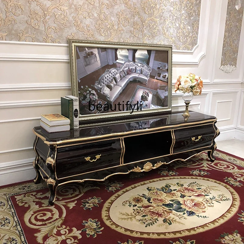 French solid wood TV cabinet, European luxury simple living room floor cabinet bedroom storage cabinet
French solid wood TV cabinet, European luxury simple living room floor cabinet bedroom storage cabinet